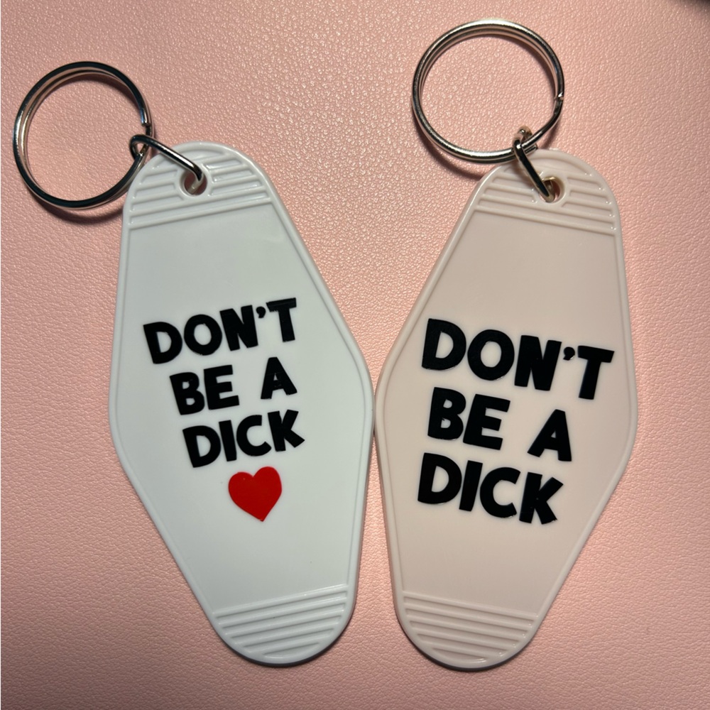 Hand Made Handcrafted Vintage Style Motel Keychain Funny Colorful - Choice of 1